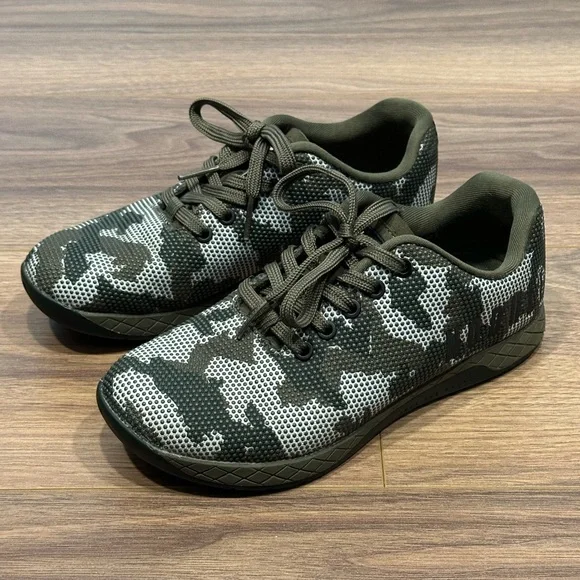 NOBULL Trainer Shoes Mens Size 9 Black Mesh Camo Sole Low Top Athletic Sneakers Nobull Mesh Runner Shoes Men main image 4